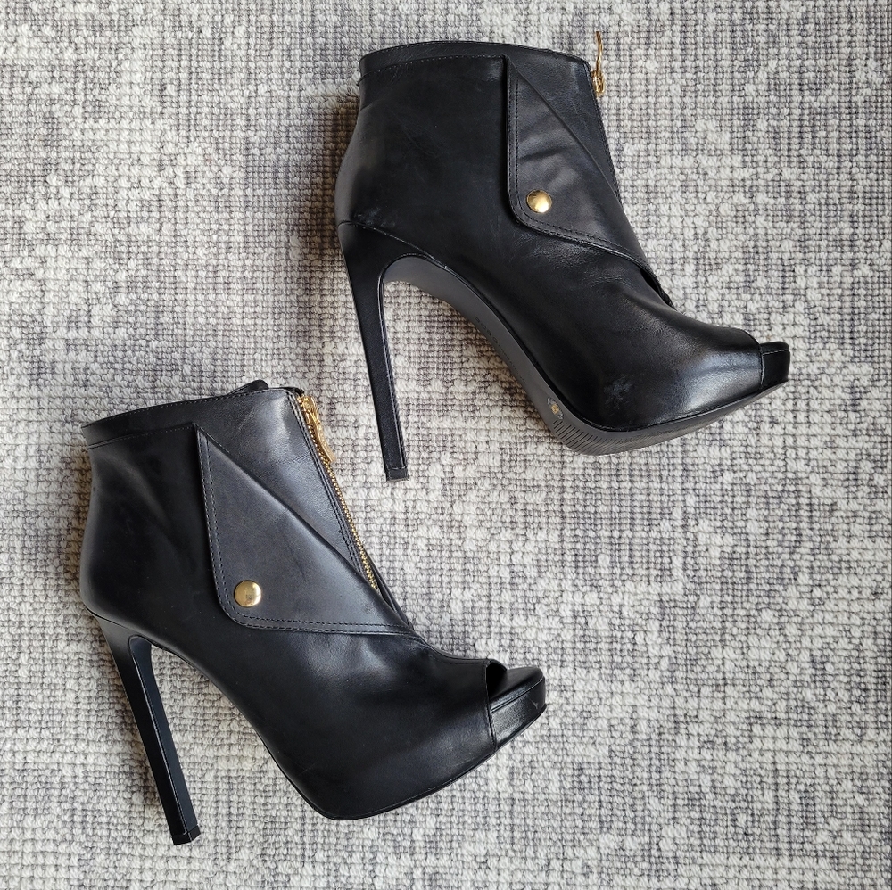 Bcbgeneration Open-Toe Booties - image 1